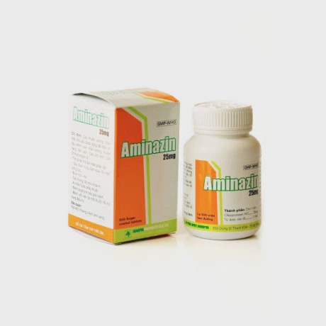 Viên nén Aminazin 25mg điều trị tâm thần phân liệt (chai 200 viên)