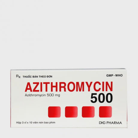 Zaromax (Azithromycin) 500mg (3Vi x 10Vien) DHG