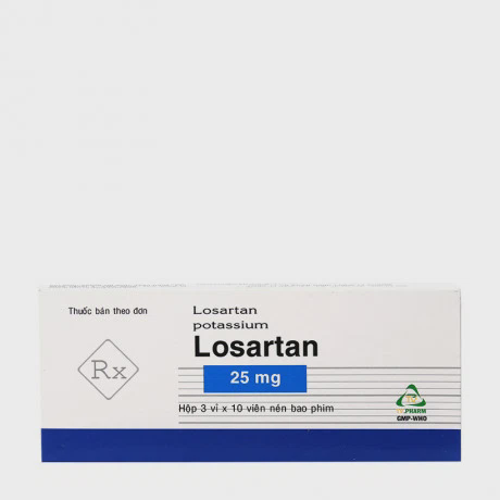Losartan 25mg TV (3Vi x 10Vien)