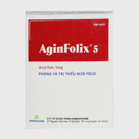 Aginfolix 5mg (10vi x 10vien)