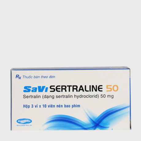 SaVi Sertraline 50mg (3Vi x 10Vien)