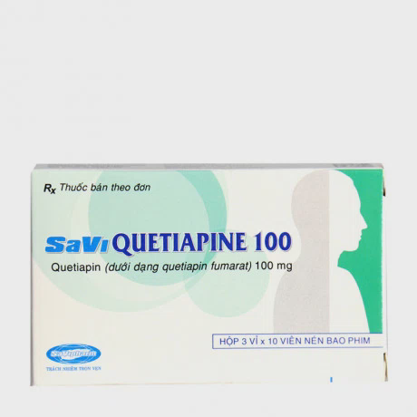SaVi Quetiapine 100mg (3Vi x 10Vien)