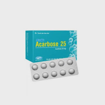 Savi Acarbose 25mg (10Vi x 10Vien)