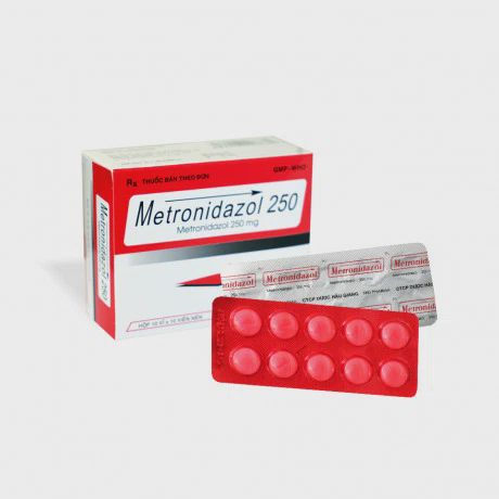 Metronidazol250mg BDP (10vi x 10Vien)