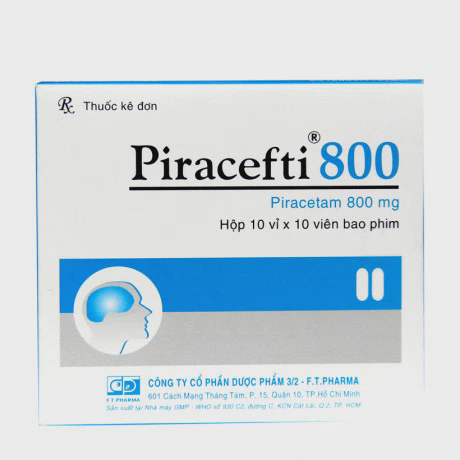 Piracefti 800 mg (Hộp 10 vỉ x 10 viên)