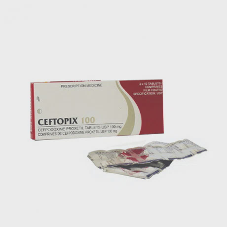 Ceftopix 100mg (2Vi x 10Vien)