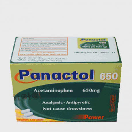 Panactol 650mg  (10vi x 10vien)K.Hoa