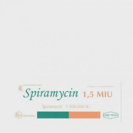 Spiramycin 1,5 MIU K.Hoa (2vi x 10vien)