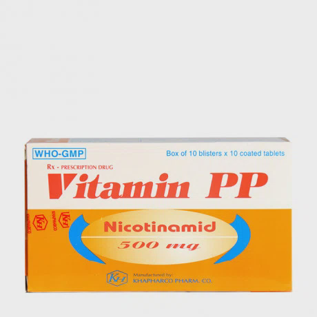 Vitamin PP 500mg(10vi x 10vien) K.Hoa