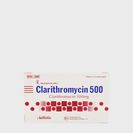 Clarithromycin 500mg (3vi x 10vien) K.Hoa