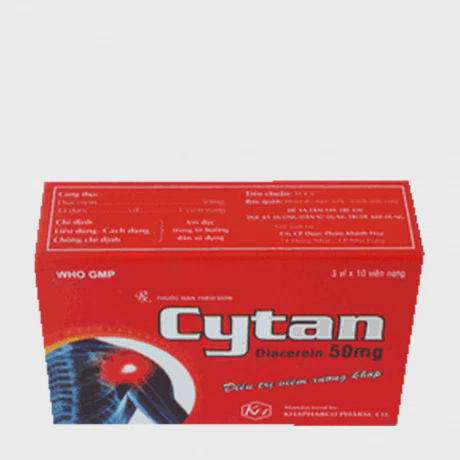 Cytan 50mg (3vi x 10vien) K.Hoa