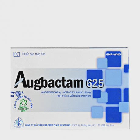 Augbactam 625mg (2vi x 5vien) Mekophar