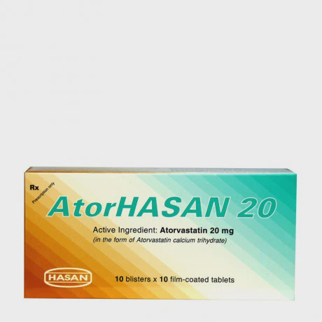 Atorhasan 20mg (10vi x 10vien)