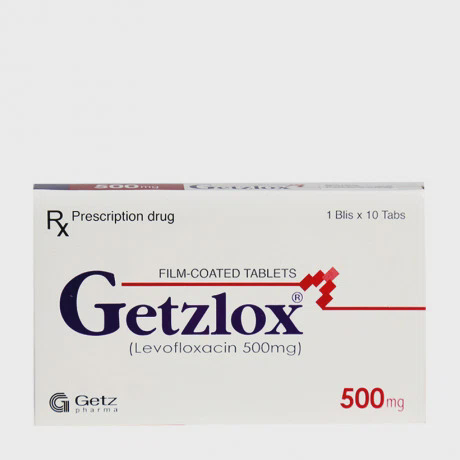 Getzlox 500mg (1Vi x 10Vien)