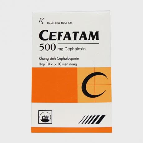 Cefatam 500mg (10Vi x 10Vien)