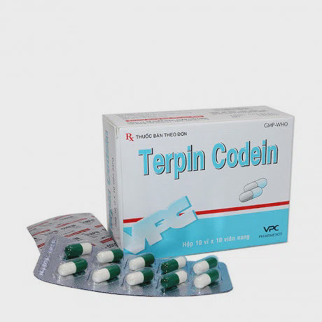 Terpin Codein  (Hộp 10 vỉ x 10 viên)