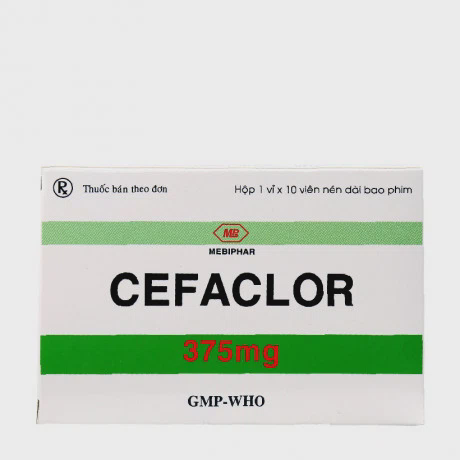 Cefaclor 375mg Mebiphar (1vi x 10vien)