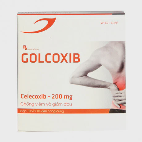 Golcoxib 200mg (10Vi x 10Vien)