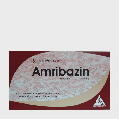 Amribazin 500mg (3 vỉ x 10 viên)