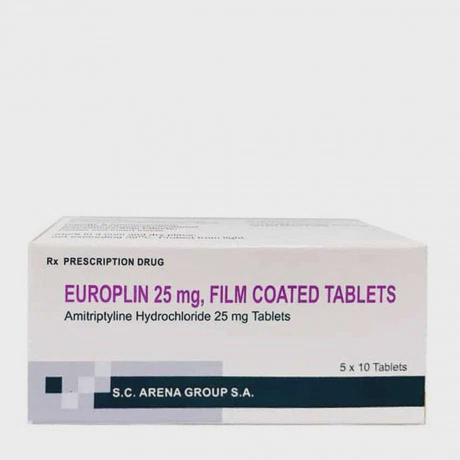 Viên nén Europlin 25mg trị trầm cảm, một số trường hợp đái dầm ban đêm (5 vỉ x 10 viên)