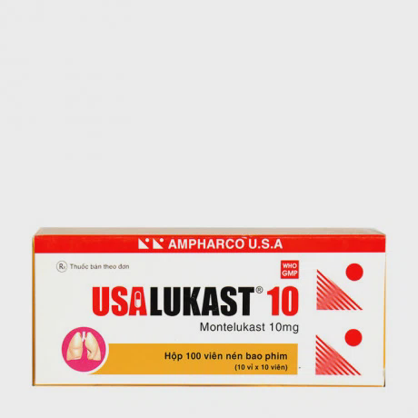 USAlukast 10mg Ampharco (10Vi x 10Vien)