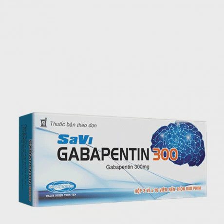 Gabapentin 300mg SAVI (3vi x 10vien)