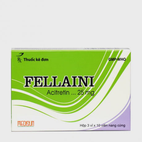 Fellaini 25mg Medisun (3vi x 10vien)