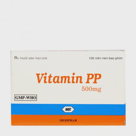 Vitamin PP 500mg (10vi x 10vien)Mebiphar