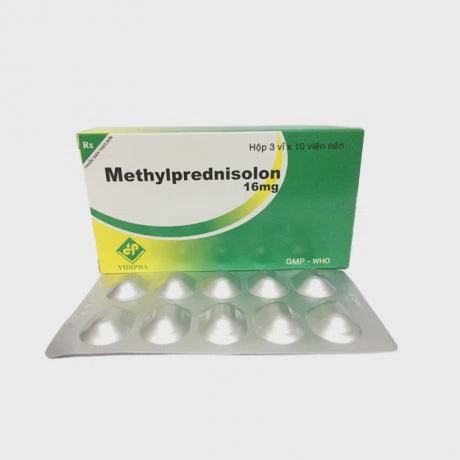 Methylprednisolon 16mg Vidipha (3vi x 10vien)