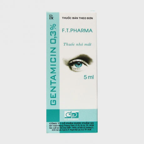 GENTAMICIN 0,3% 5ml  3/2 (Chai)