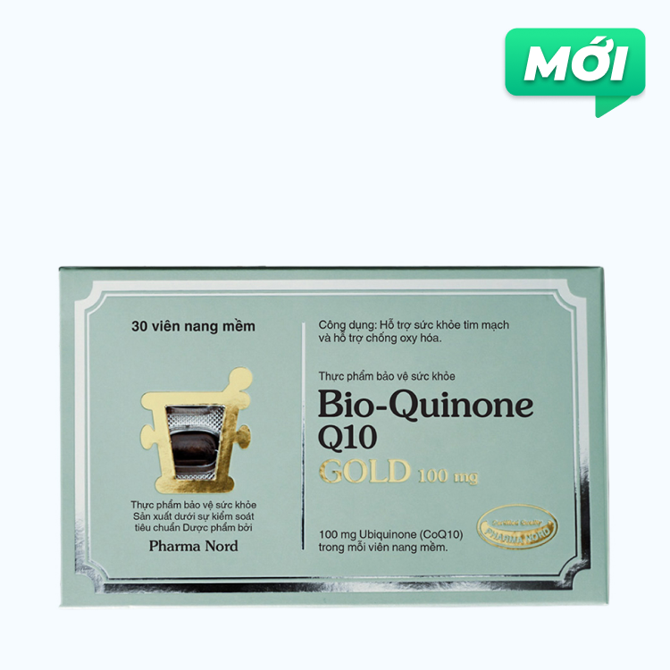 Pharma Nord Bio-Quinone Q10 Gold 100mg H.T Tim Mach (Hop 30 Vien)