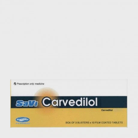 SaVi Carvedilol 6.25 SaVi (3vi x 10vien)