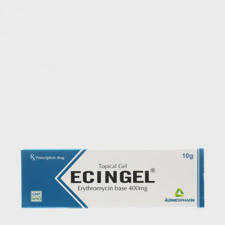 Thuốc dùng ngoài Ecingel Agimexpharm điều trị tại chỗ mụn trứng cá (tuýp 10g)