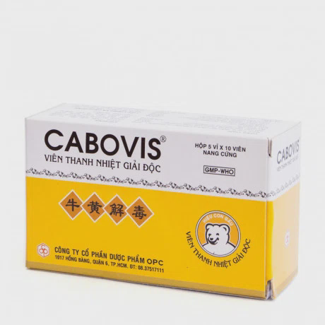 Cabovis Thanh nhiet giai doc OPC (5vi x 10vien)