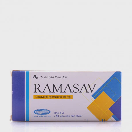 Viên nén Ramasav SaVi chống co thắt cơ trơn đường tiêu hóa (3 vỉ x 10 viên)
