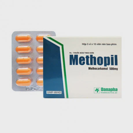 Viên nén Methopil Danapha điều trị ngắn hạn các cơn đau và co thắt cơ (5 vỉ x 10 viên)
