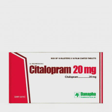 Citalopram 20 Danapha (3vi x 10vien)
