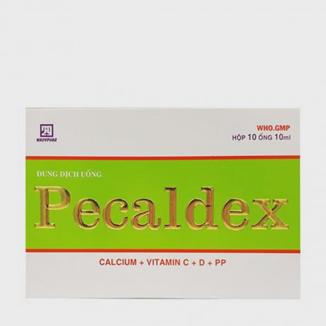Pecaldex 10ml (Hộp 10 ống)