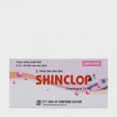 Shinclop 75mg (3 vi x 10 vien)