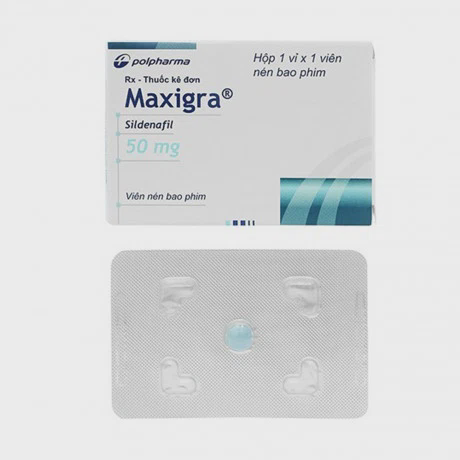 Maxigra Sildenafil 50mg (1vi x 1vien)