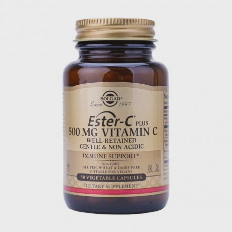 Solgar Ester-C Plus 500 MG Vitamin C Tang De Khang (Chai 50 Vien)