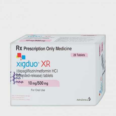 Xigduo XR 10mg/500mg (Hop 4 vi x 7 vien)