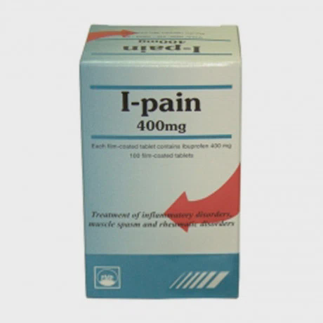 Viên nén I-pain 400mg giảm đau, điều trị triệu chứng trong thấp khớp, viêm khớp (10 vỉ x 10 viên)