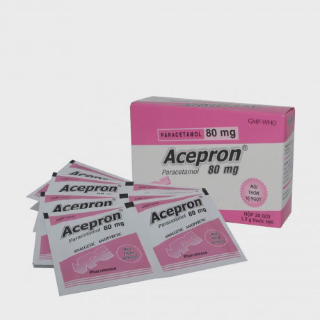 Acepron 80 Pharimex (Hop 20 gói)