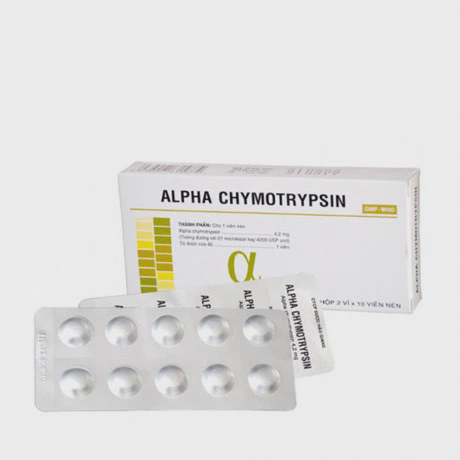 Alpha chymotrypsine (2vi x 10vien) Enlie