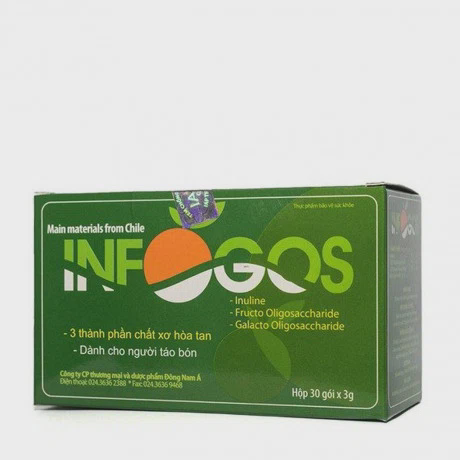 Infogoss 90g Bo Sung Chat Xo, Ho Tro Dieu Tri Tao Bon (30goix3g)