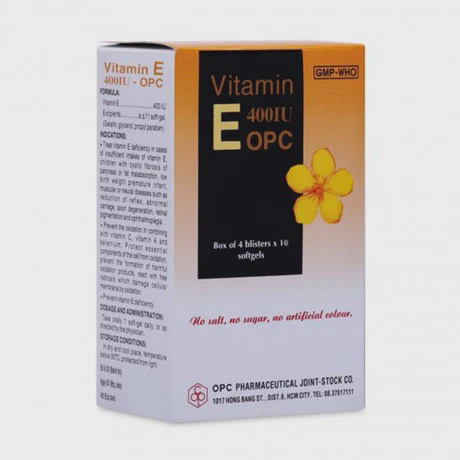 Vitamin E-OPC Softcap 400mg (4vi x 10vien)