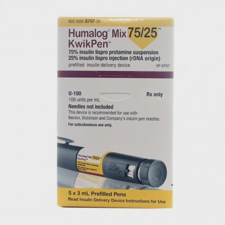 Humalog 75/25 kwipen 100mg (Hop 5 but x 3ml) Inj