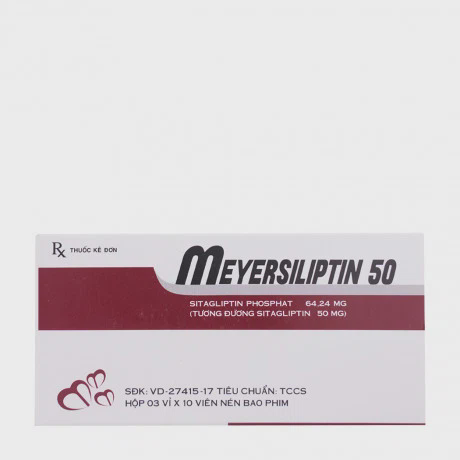 MEYERSILIPTIN TAB F.C 50MG (3vi x 10vien)