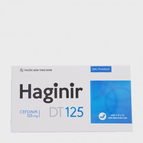 Haginir Tab Dt 125Mg (2Vi X 10Vien)